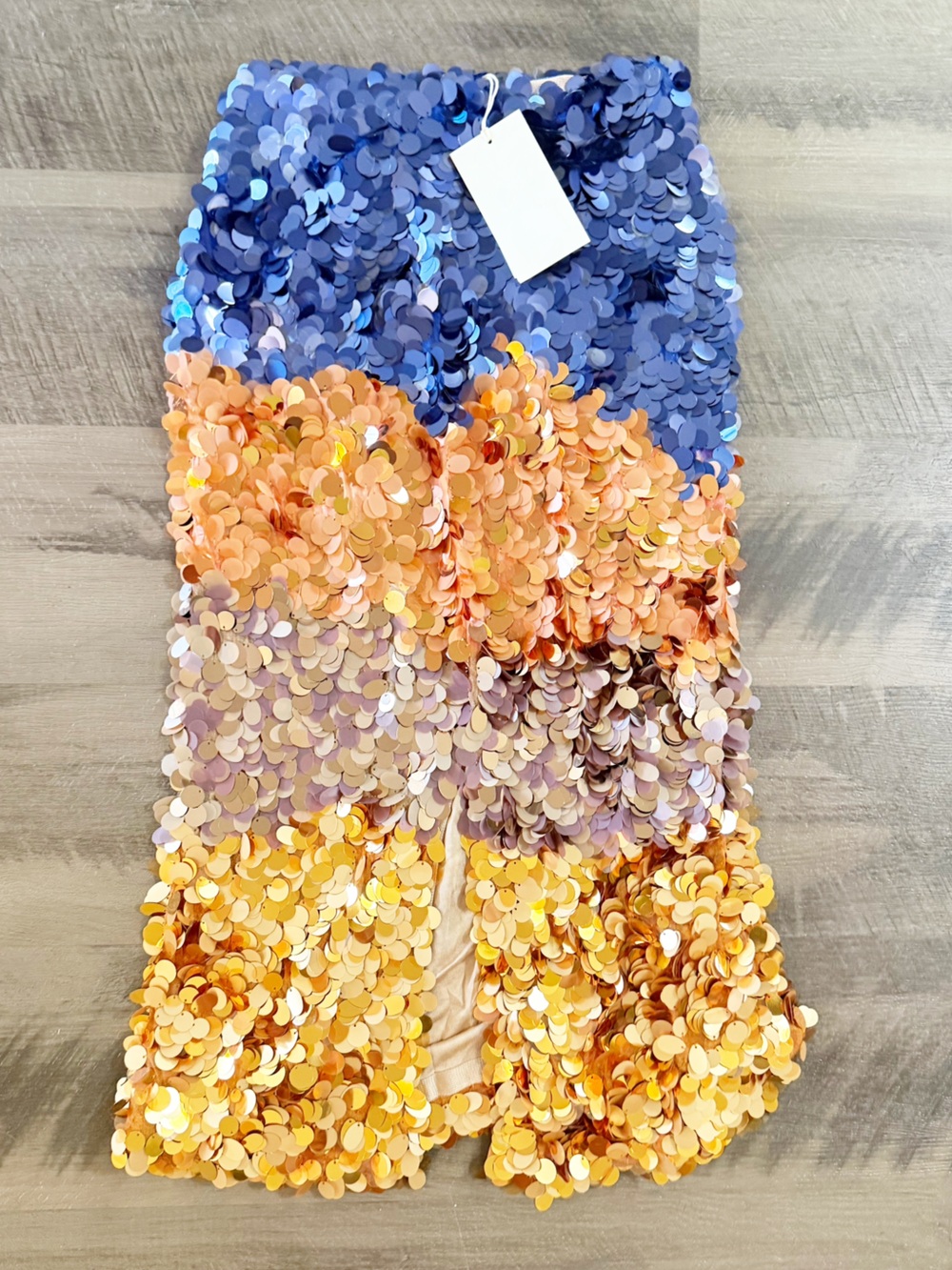 Ulla Johnson Helen Frankenthaler Sequin Colorblock Matilde Sequin Knit Skirt M - Picture 13 of 15